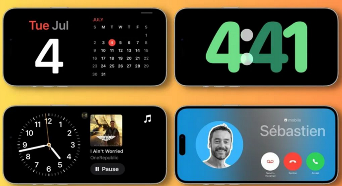 勐腊苹果手机维修分享iOS17横屏充电待机显示有什么好处 