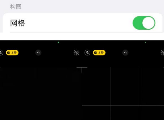 勐腊苹果手机维修网点分享iPhone如何开启九宫格构图功能