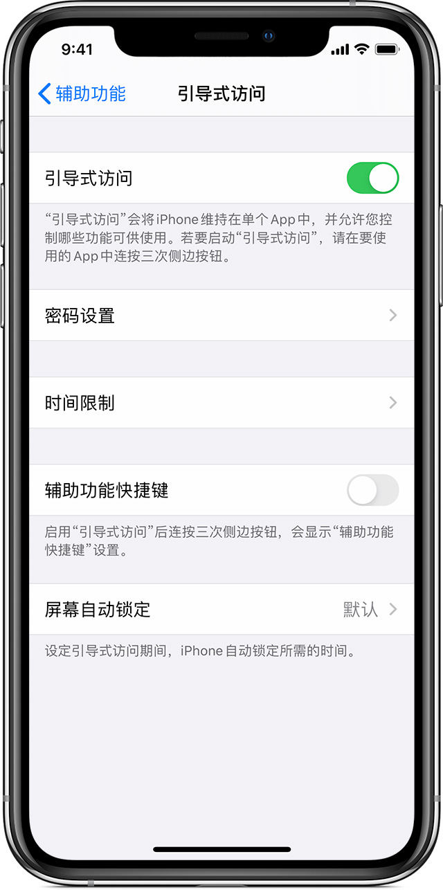 勐腊苹果手机维修分享如何在 iPhone 上退出引导式访问 