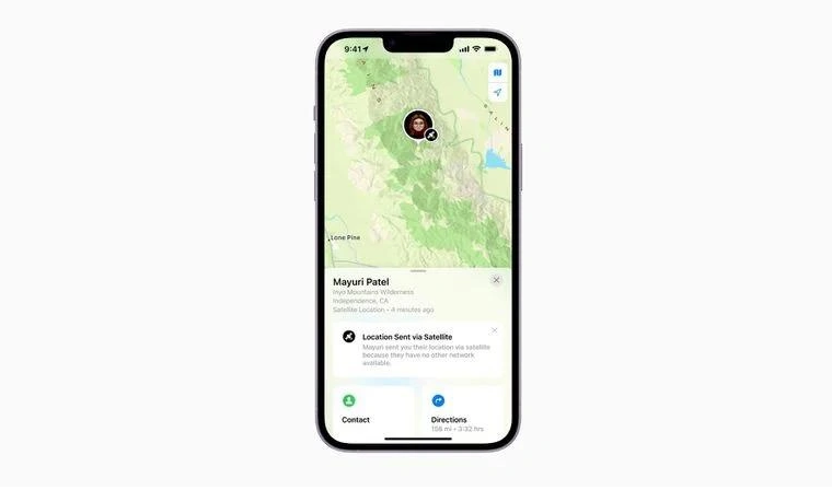 勐腊苹果14维修分享iPhone14系列中 FindMy功能通过卫星分享位置方法教程 